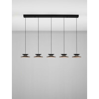 Nova Luce 9416952 MORFI Pendelleuchte Schwarz/Gold 4