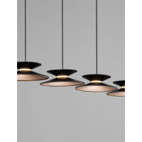 Nova Luce 9416952 MORFI Pendelleuchte Schwarz/Gold 5