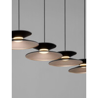 Nova Luce 9416952 MORFI Pendelleuchte Schwarz/Gold 6