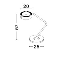 Nova Luce 9870018 AFI Tischleuchte Schwarz 7