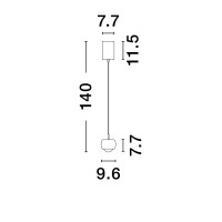 Nova Luce 9002071 CONGA Pendelleuchte Blau 6