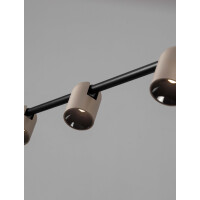 Nova Luce 9088131 SIRMOS Pendelleuchte Schwarz/Mokka 5