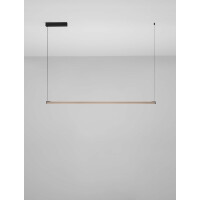 Nova Luce 9088111 LIOS Pendelleuchte Schwarz/Mokka 4