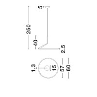 Nova Luce 9088139 TILIA Pendelleuchte Nickel 7