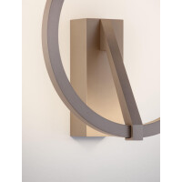 Nova Luce 9088134 TILIA Wandleuchte Mocca/Coffee 6