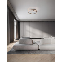 Nova Luce 9088136 TILIA Deckenleuchte Mocca/Coffee 2