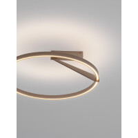 Nova Luce 9088136 TILIA Deckenleuchte Mocca/Coffee 5