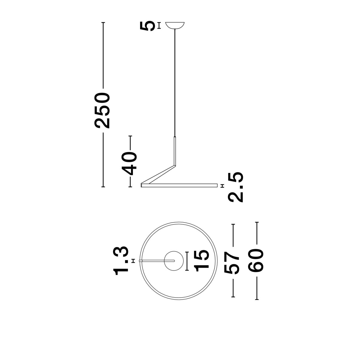 5212017471604 - 9088148 TILIA Pendelleuchte Schwarz