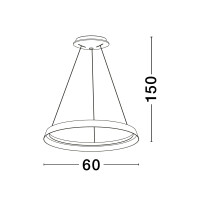 Nova Luce 9030521 ORMI Pendelleuchte Weiß 6