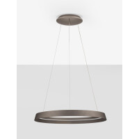 Nova Luce 9030523 ORMI Pendelleuchte Champagne/Braun 3