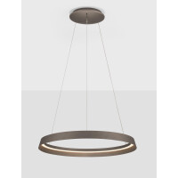 Nova Luce 9030523 ORMI Pendelleuchte Champagne/Braun 4