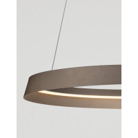Nova Luce 9030523 ORMI Pendelleuchte Champagne/Braun 5