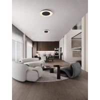 Nova Luce 9345705 EPOS Deckenleuchte Schwarz/Weiß 2