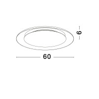Nova Luce 9345705 EPOS Deckenleuchte Schwarz/Weiß 6