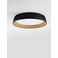 Nova Luce 9030505 SIGI Deckenleuchte Schwarz/Holz 3