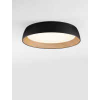 Nova Luce 9030505 SIGI Deckenleuchte Schwarz/Holz 4