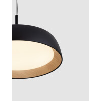 Nova Luce 9030507 SIGI Pendelleuchte Schwarz/Holz 5