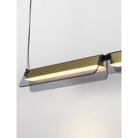 Nova Luce 9009133 APNEA Pendelleuchte Schwarz/Gold 5