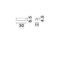 Nova Luce 9009134 APNEA Wandleuchte Schwarz/Gold 6