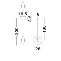 Nova Luce 9416944 BALLET Pendelleuchte Schwarz 6
