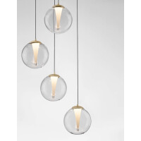 Nova Luce 9416942 GALEO Pendelleuchte Gold 2