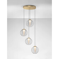 Nova Luce 9416942 GALEO Pendelleuchte Gold 4