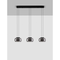 Nova Luce 9416955 BIOS Pendelleuchte Schwarz/Rauch 3