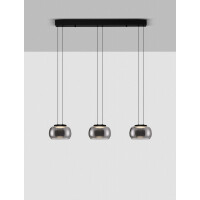 Nova Luce 9416955 BIOS Pendelleuchte Schwarz/Rauch 4