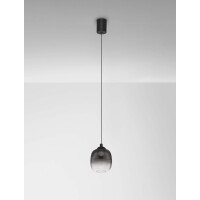 Nova Luce 9236206 KITA Pendelleuchte Schwarz/Rauch 3