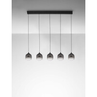 Nova Luce 9236208 KITA Pendelleuchte Schwarz/Rauch 3