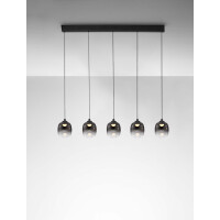 Nova Luce 9236208 KITA Pendelleuchte Schwarz/Rauch 4
