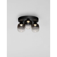 Nova Luce 9236209 KITA Deckenleuchte Schwarz/Rauch 4