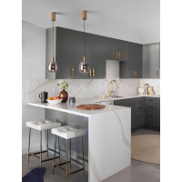 Nova Luce 9236390 IMATIA Pendelleuchte Gold/Rauch 2