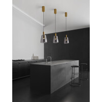 Nova Luce 9236391 IMATIA Pendelleuchte Gold/Rauch 2