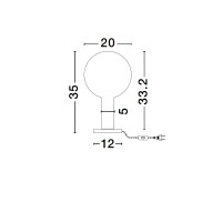 Nova Luce 9009103 NOSTOS Tischleuchte Gold 6