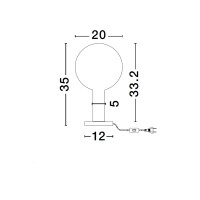 Nova Luce 9009105 NOSTOS Tischleuchte Braun/Gold 6