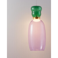 Nova Luce 9030544 PLUMA Pendelleuchte Gold/Grün/Lila 2