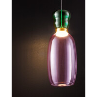 Nova Luce 9030544 PLUMA Pendelleuchte Gold/Grün/Lila 6