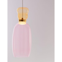 Nova Luce 9030545 PLUMA Pendelleuchte Gold/Pink/Gelb 6