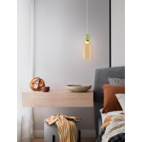 Nova Luce 9030546 PLUMA Pendelleuchte Gold/Grün/Gelb 2