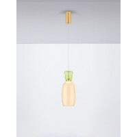 Nova Luce 9030546 PLUMA Pendelleuchte Gold/Grün/Gelb 4