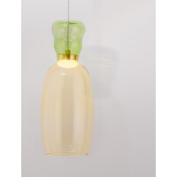 Nova Luce 9030546 PLUMA Pendelleuchte Gold/Grün/Gelb 6