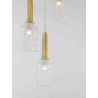 Nova Luce 9009274 CERTA Pendelleuchte Schwarz / Gold 7