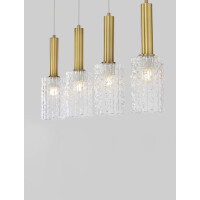 Nova Luce 9009275 CERTA Pendelleuchte Schwarz / Gold 5