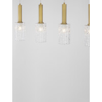 Nova Luce 9009275 CERTA Pendelleuchte Schwarz / Gold 7