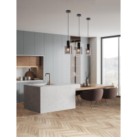 Nova Luce 9236200 MIRBI Pendelleuchte Schwarz/Rauch 2