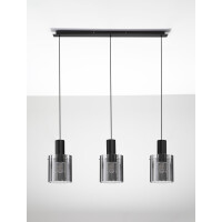 Nova Luce 9236202 MIRBI Pendelleuchte Schwarz/Rauch 3