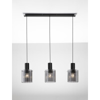 Nova Luce 9236202 MIRBI Pendelleuchte Schwarz/Rauch 4