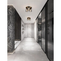 Nova Luce 9236203 MIRBI Deckenleuchte Schwarz/Rauch 2