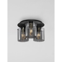 Nova Luce 9236203 MIRBI Deckenleuchte Schwarz/Rauch 4